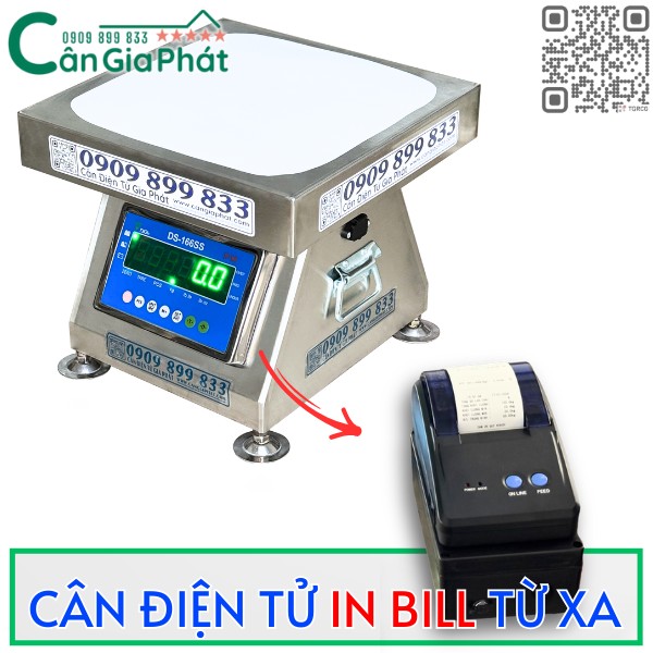 Hướng dẫn kết nối cân điện tử in bill từ xa