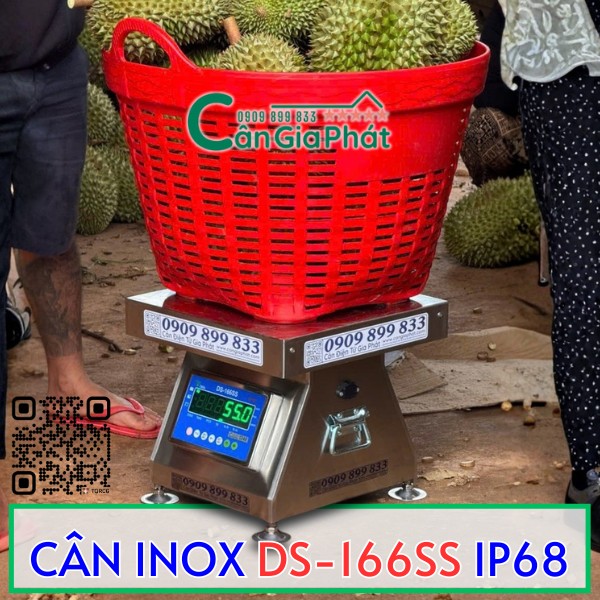 CÂN INOX DS-166SS IP68