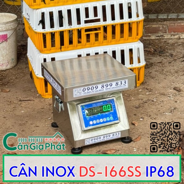 CÂN INOX DS-166SS IP68