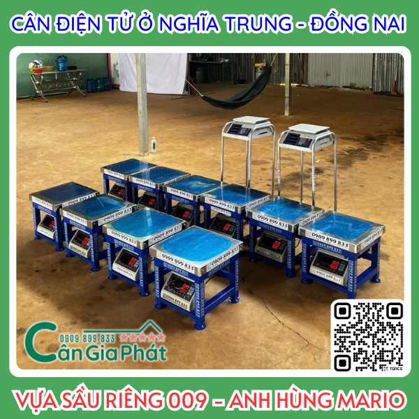 Cân điện tử ở Ngã 3 Sao Bọng, Nghĩa Trung, Đồng Nai - Vựa sầu riêng 009 - Cân điện tử cân sầu riêng - 1