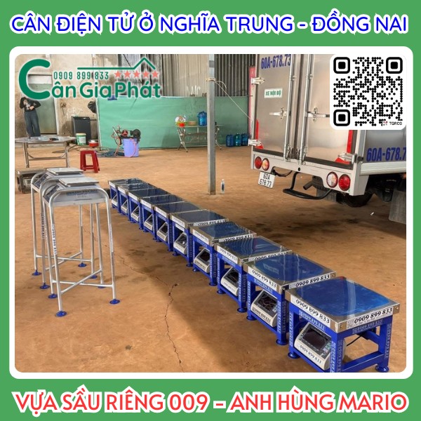 Cân điện tử ở Ngã 3 Sao Bọng, Nghĩa Trung, Đồng Nai - Vựa sầu riêng 009 - Cân điện tử cân sầu riêng - 2