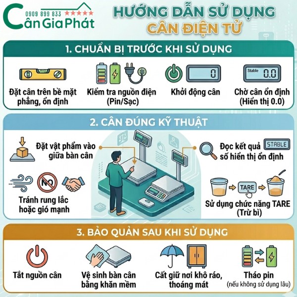 Hướng dẫn sử dụng cân điện tử - Cân Điện Tử Gia Phát - candientu.net