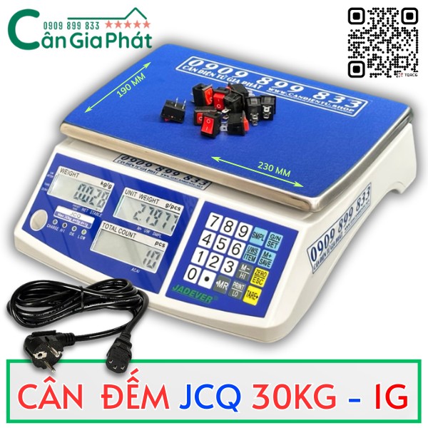 CÂN ĐẾM JCQ 3KG 6KG 15KG 30KG