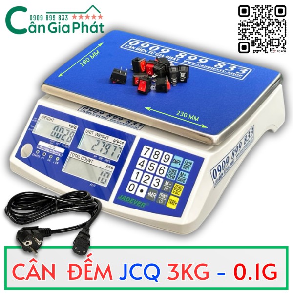 CÂN ĐẾM JCQ 3KG 6KG 15KG 30KG