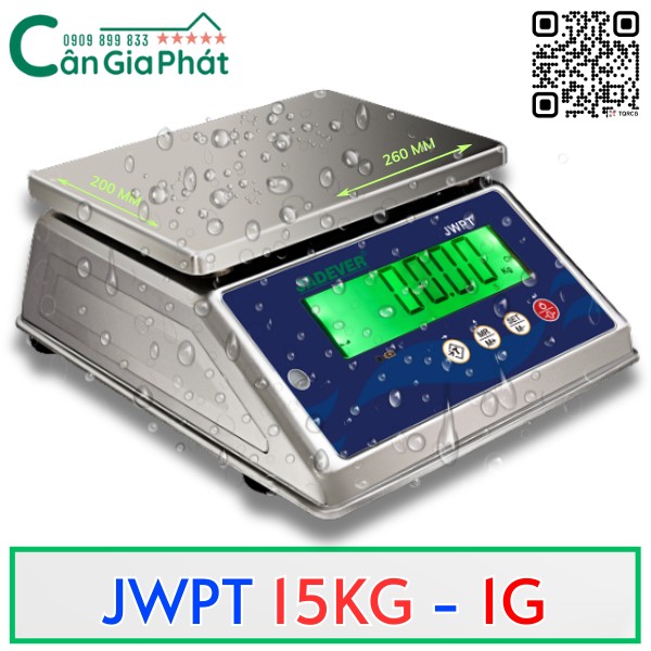 CÂN TÔM JWPT 3KG 6KG 15KG 30KG