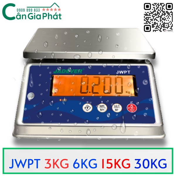 CÂN TÔM JWPT 3KG 6KG 15KG 30KG