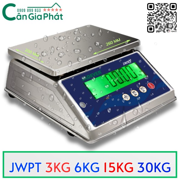 CÂN TÔM JWPT 3KG 6KG 15KG 30KG