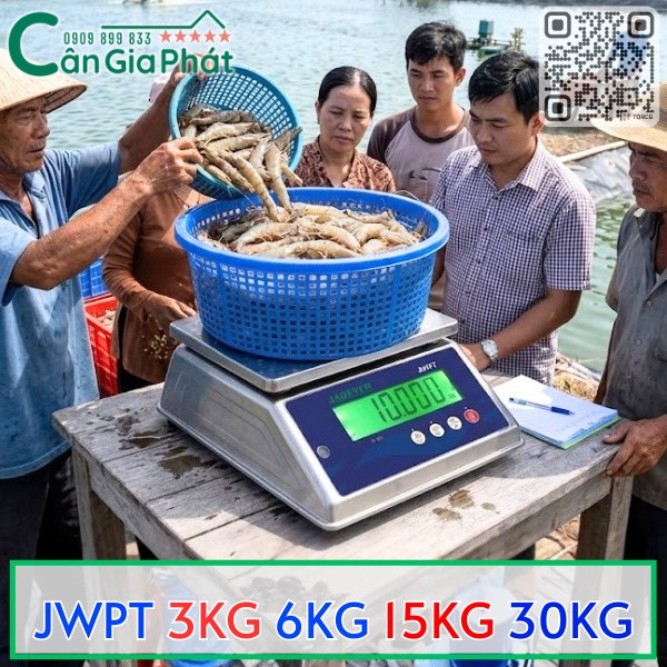CÂN TÔM JWPT 3KG 6KG 15KG 30KG