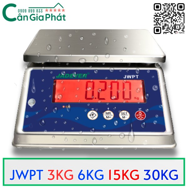CÂN TÔM JWPT 3KG 6KG 15KG 30KG