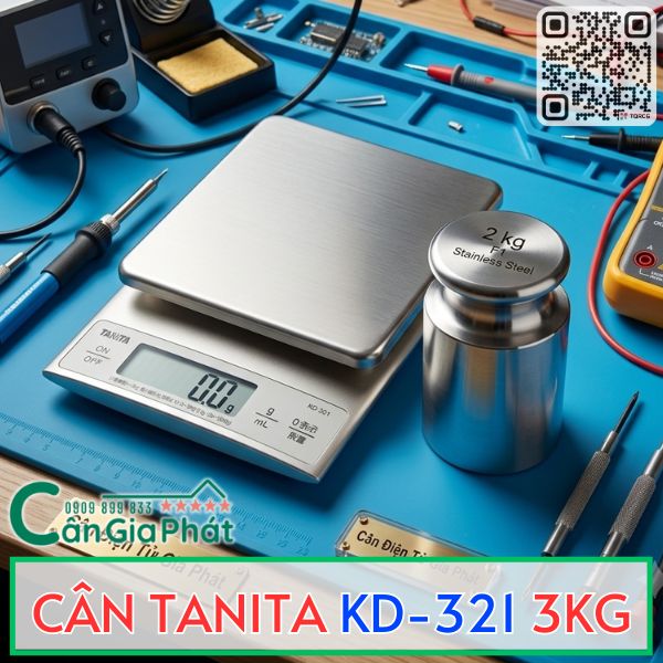 Sửa cân điện tử Tanita KD-321 3kg - Cân Điện Tử Gia Phát