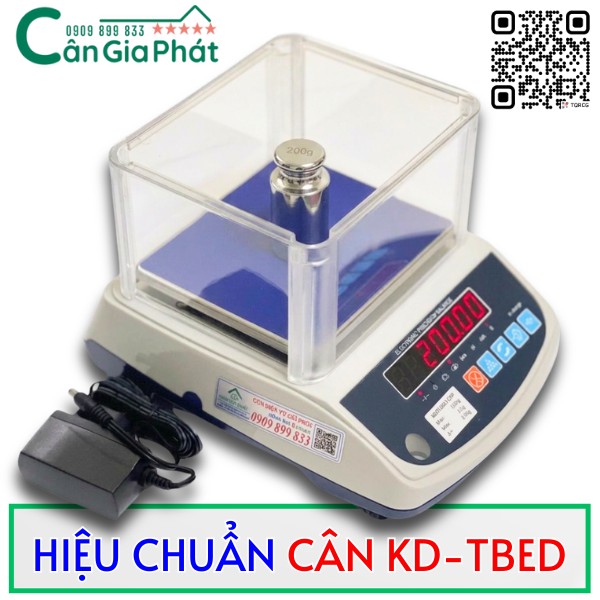 Hiệu chuẩn cân điện tử KD-TBED 300g 600g 1200g 3000g bằng quả cân chuẩn inox