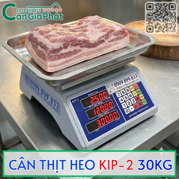 CÂN BÁN HẢI SẢN KIP-2 30KG