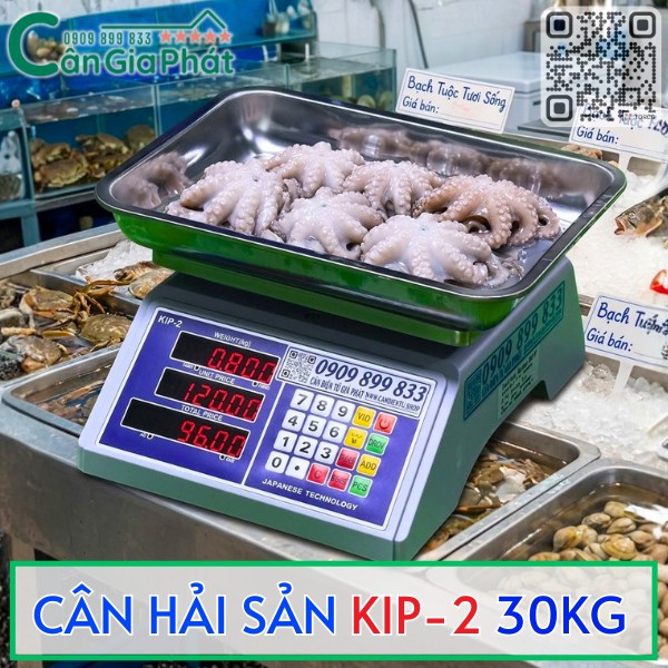 CÂN BÁN HẢI SẢN KIP-2 30KG