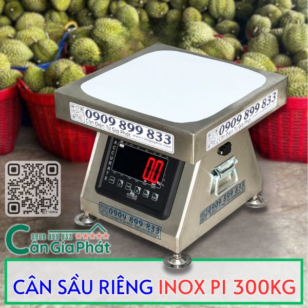 Cân điện tử inox P1 100kg 200kg 300kg cân sọt sầu riêng ở Đồng Nai, Lâm Đồng, Đăk Lăk, Gia Lai, Đồng Tháp, Vĩnh Long, Cần Thơ