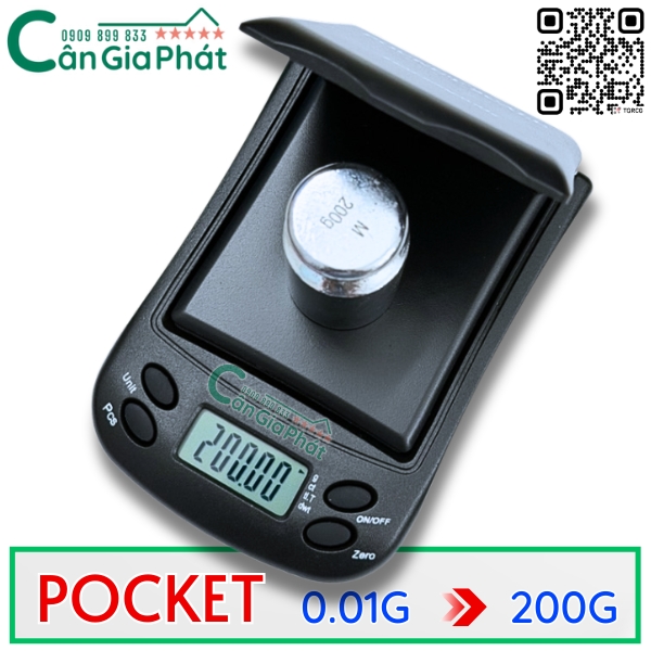 CÂN TIỂU LI POCKET 200G