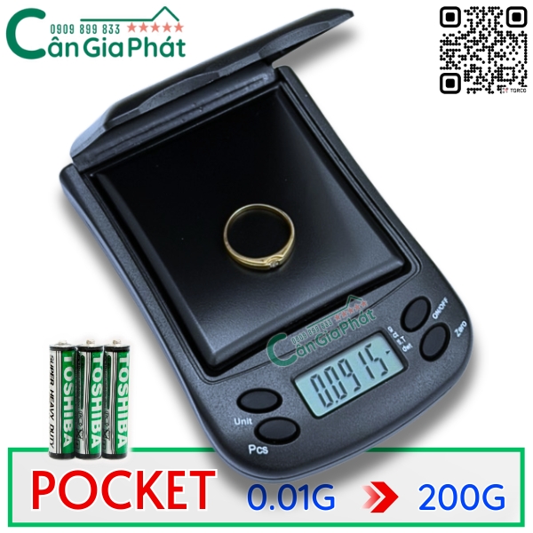 CÂN TIỂU LI POCKET 200G