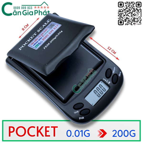 CÂN TIỂU LI POCKET 200G