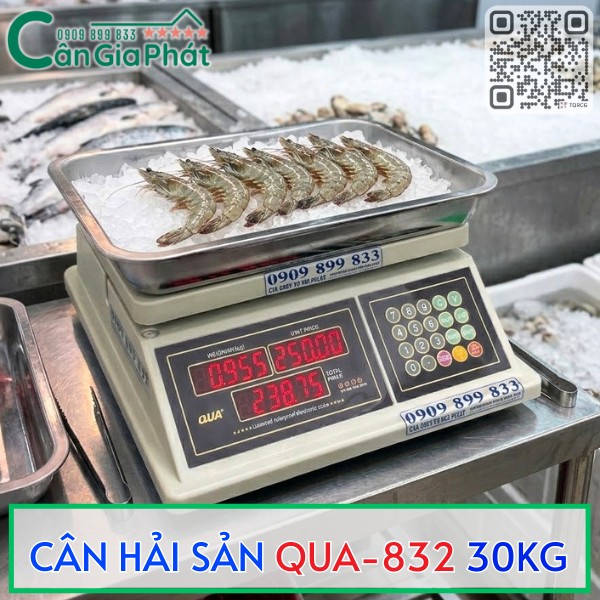 CÂN BÁN THỊT QUA-832 30KG