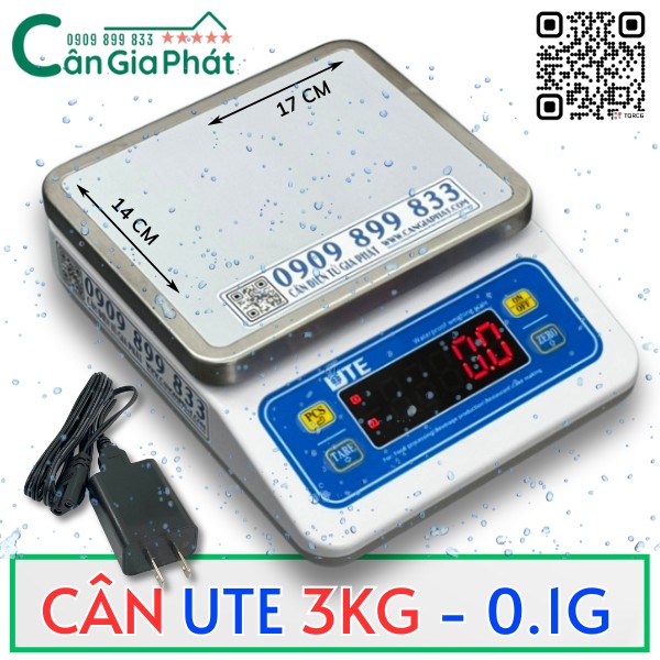 CÂN UTE 3KG 6KG 15KG CHỐNG NƯỚC