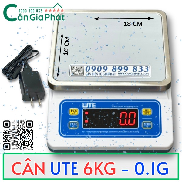 CÂN UTE 3KG 6KG 15KG CHỐNG NƯỚC