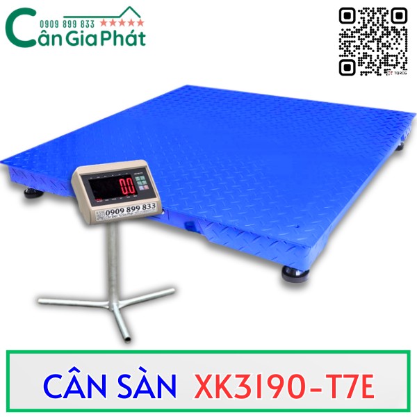 Cân sàn điện tử XK3190-T7E 1 tấn 2 tấn 3 tấn 5 tấn 10 tấn 20 tấn
