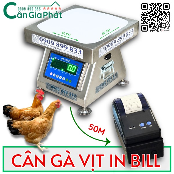 HƯỚNG DẪN IN BILL TỪ XA VỚI CÂN GÀ VỊT GIA PHÁT