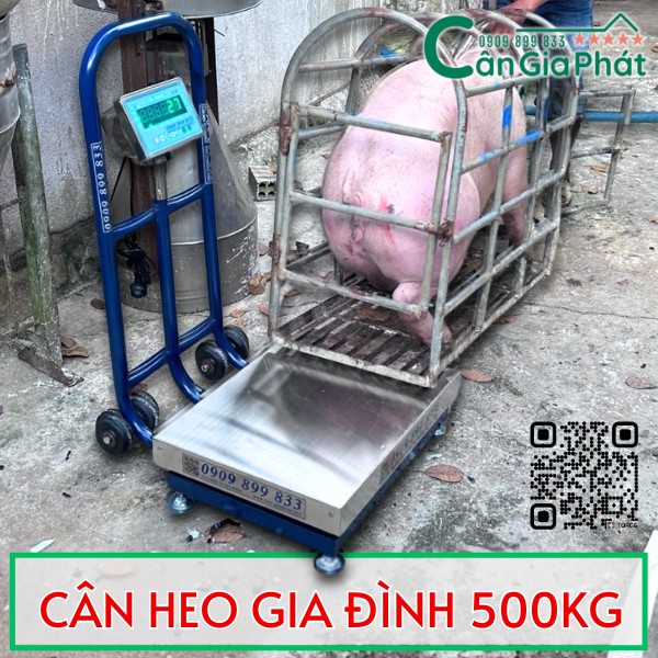 Cân điện tử cân heo 200kg 300kg 500kg chính xác và bền nhất hiện nay