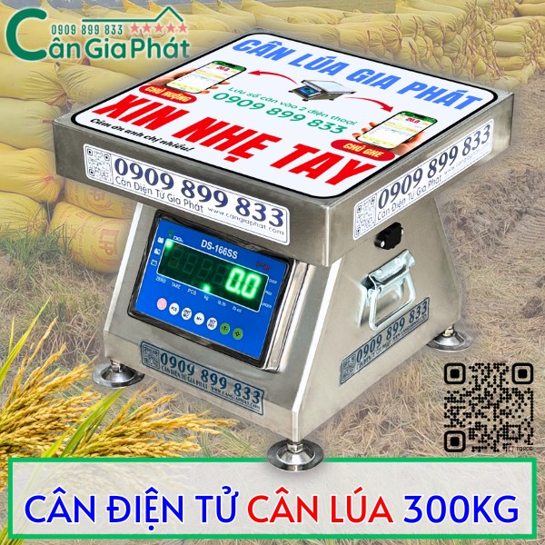 CÂN ĐIỆN TỬ CÂN LÚA 300KG