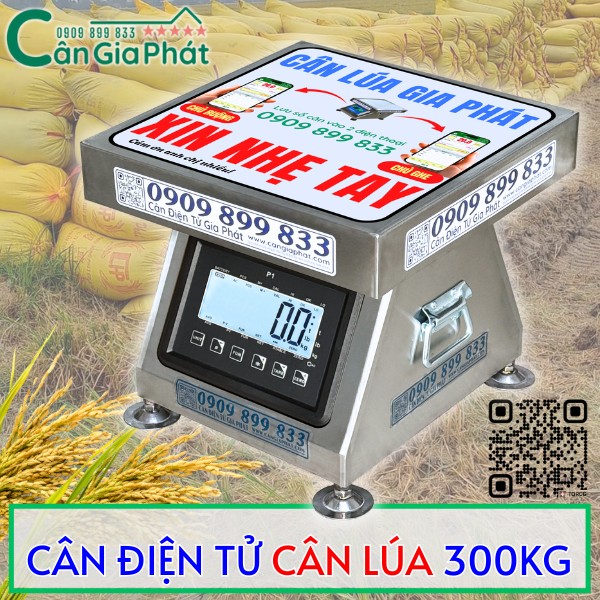 CÂN ĐIỆN TỬ CÂN LÚA 300KG