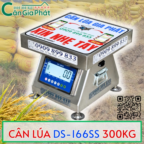 CÂN LÚA DS-166SS 300KG BLUETOOTH TỐT NHẤT HIỆN NAY