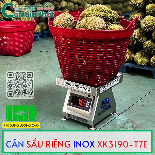 CÂN SẦU RIÊNG XK3190-T7E CHỐNG NƯỚC