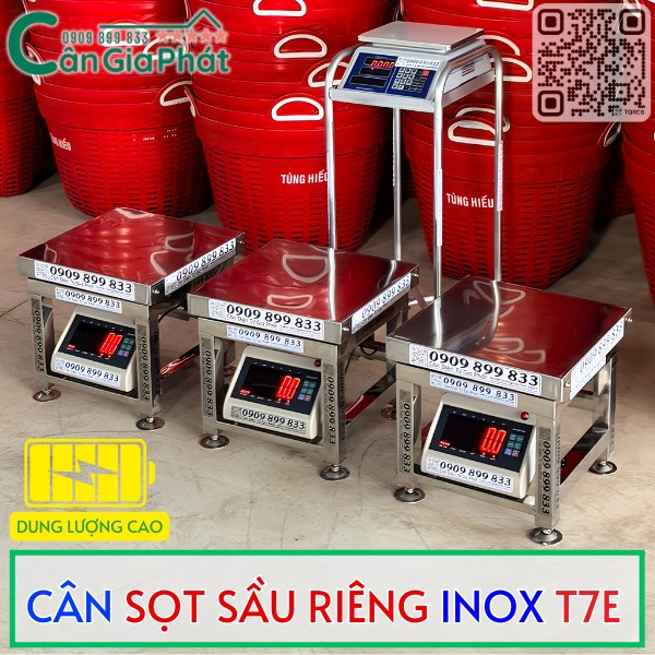 CÂN SỌT SẦU RIÊNG INOX T7E