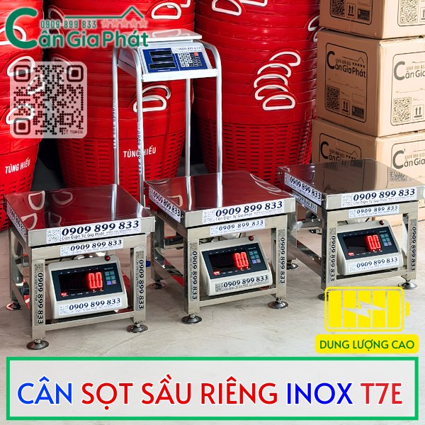CÂN SỌT SẦU RIÊNG INOX T7E