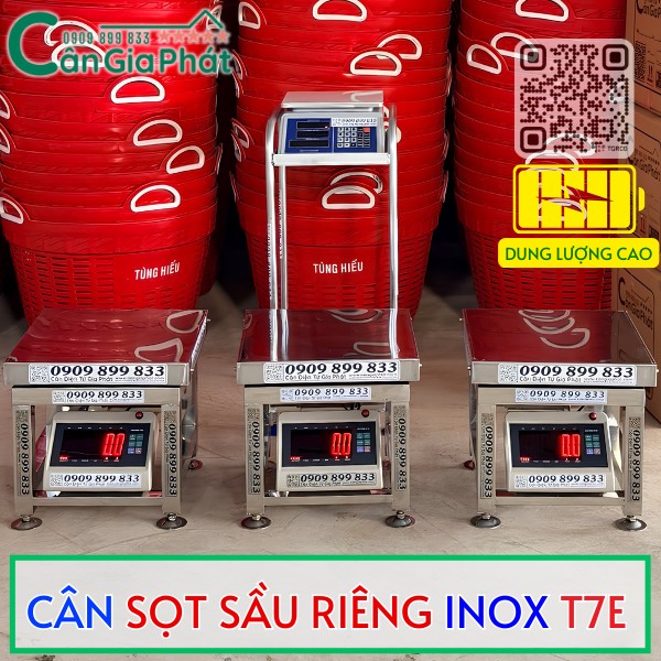 CÂN SỌT SẦU RIÊNG INOX T7E