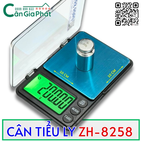 CÂN ĐIỆN TỬ ZH-8258 1KG/0.01G